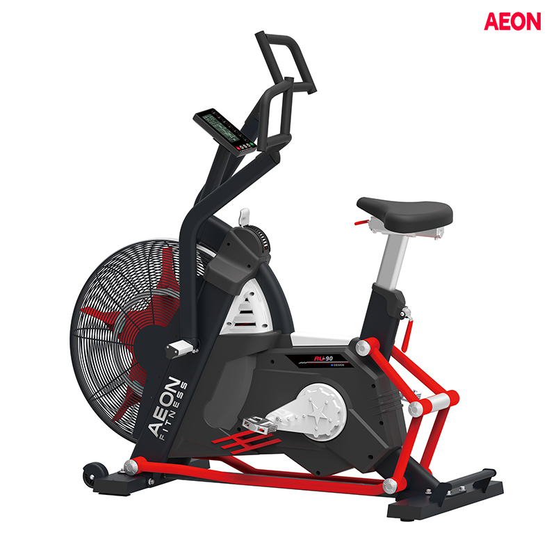 原裝進口正倫商用AU90磁控風阻立式健身車